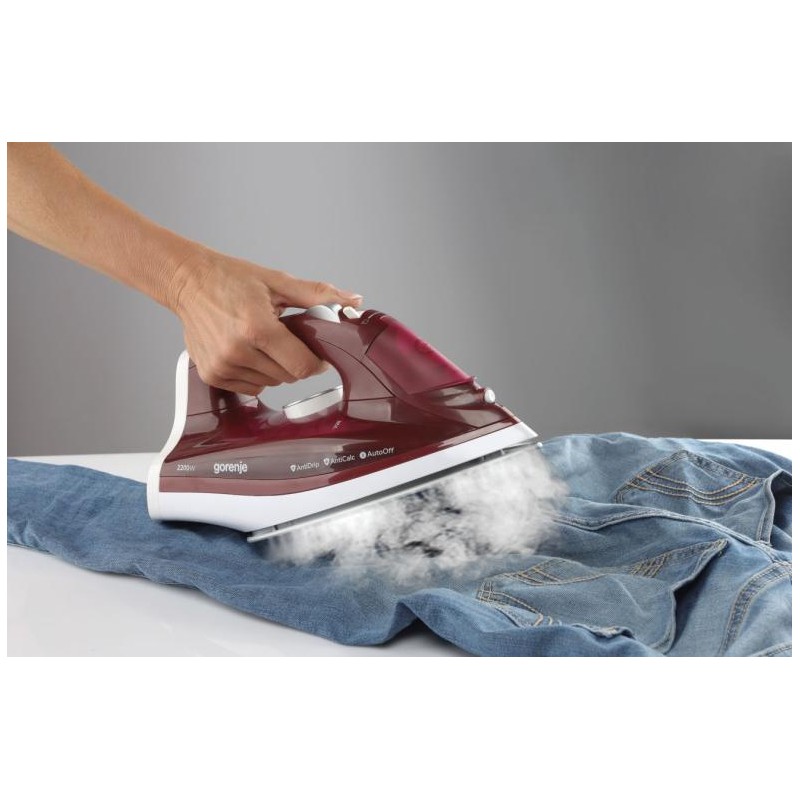 Buy Gorenje Iron Steam Ceramic Cordless - SICH2200RBC - 2200W 25g min 270ml in Cyprus, Nicosia, Limassol, Larnaka, Pafos