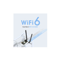 Mercusys MA80XE - AX3000 Wi-Fi 6 PCIe Adapter with Bluetooth 5.2, Dual High-Gain Antennas — Buy in Cyprus with Fast Delivery
