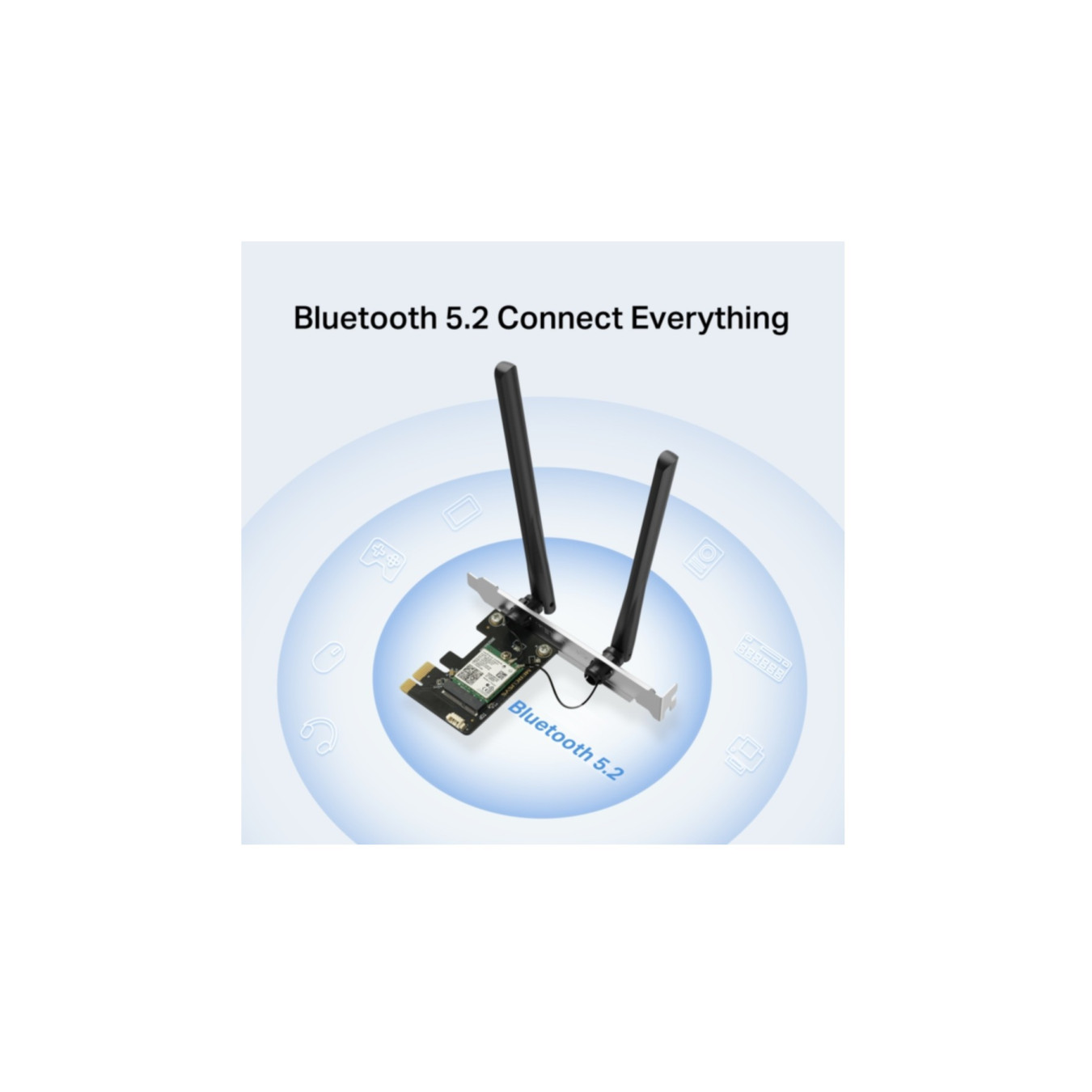 Mercusys MA80XE - AX3000 Wi-Fi 6 PCIe Adapter with Bluetooth 5.2, Dual High-Gain Antennas — Buy in Cyprus with Fast Delivery