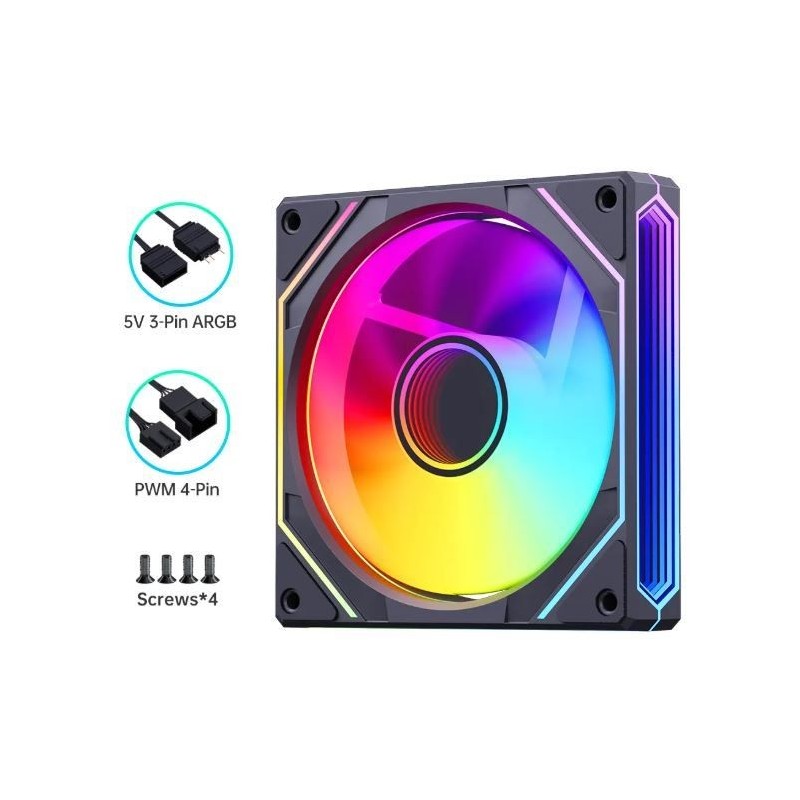 Case FAN Snowman CK120 ARGB black