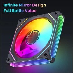 Case FAN Snowman CK120 ARGB black