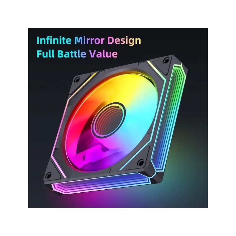 Case FAN Snowman CK120 ARGB black