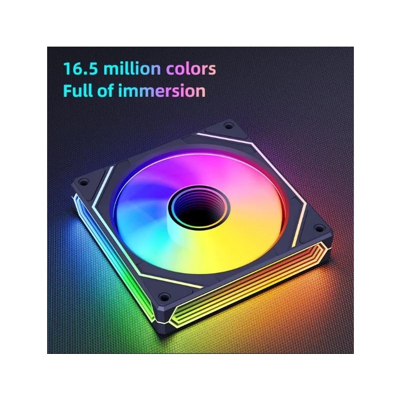 Case FAN Snowman CK120 ARGB black