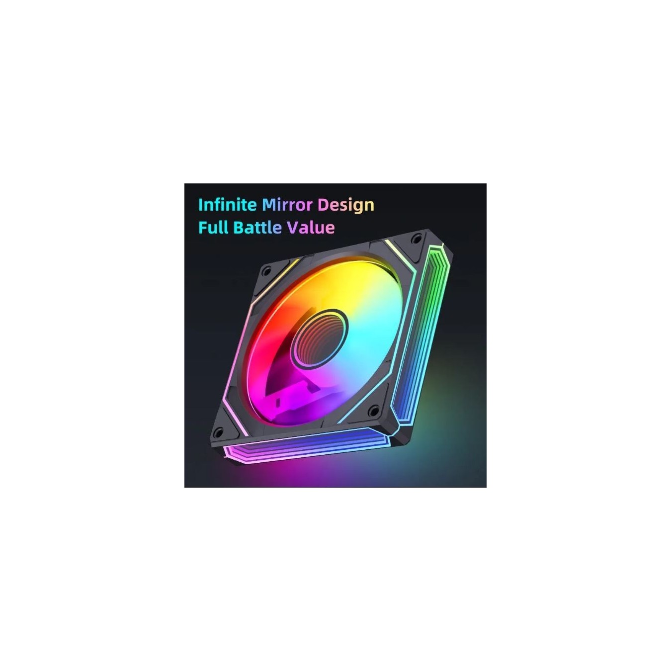 Snowman CK120 ARGB 120mm Case Fan – 800-1600 RPM 38 CFM | Armenius Store
