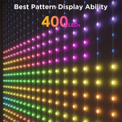 Govee LED Light Curtain Lights - WiFi & BT RGBIC 1.5x1.5m IP65 (NETFLIX) — Buy in Cyprus with Fast Delivery