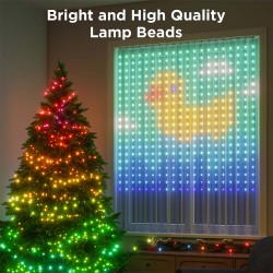 Govee LED Light Curtain Lights - WiFi & BT RGBIC 1.5x1.5m IP65 (NETFLIX) — Buy in Cyprus with Fast Delivery