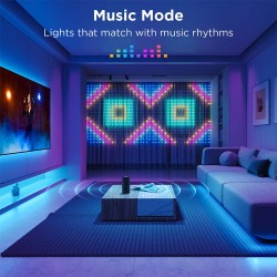 Govee LED Light Curtain Lights - WiFi & BT RGBIC 1.5x1.5m IP65 (NETFLIX) — Buy in Cyprus with Fast Delivery