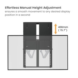 Brateck IFP Wall Mount Manual - HAW400E-65 - Vertical Motion 60x60 65kg — Buy in Cyprus with Fast Delivery