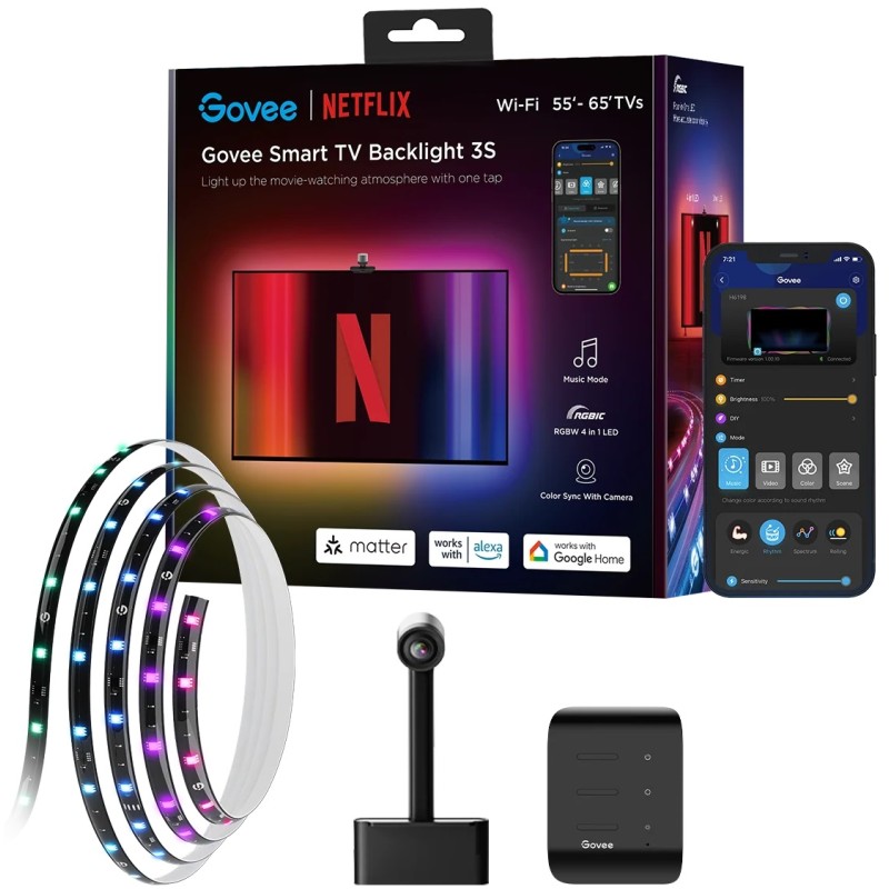 Govee TV Backlight - 3S - NETFLIX (55-65 inch) — Buy in Cyprus with Fast Delivery