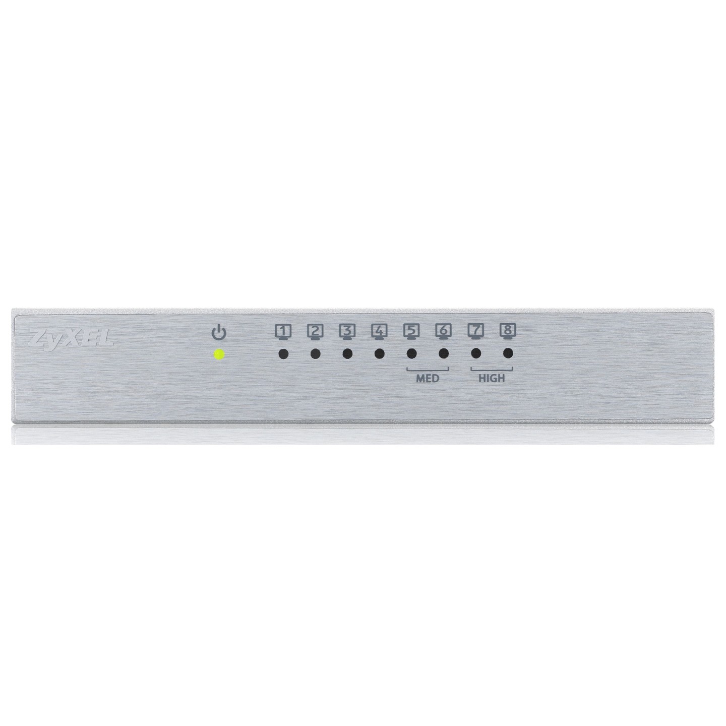 Zyxel 8-Port Gigabit Ethernet Switch with QoS Metal UK Plug - GS-108BV3 - 8-Port Gigabit Ethernet Switch with QoS Metal UK Plug