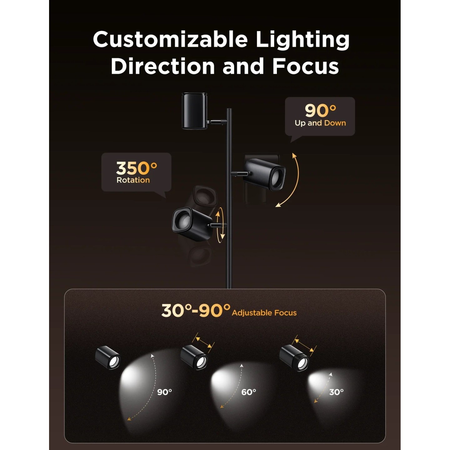 Govee Lamp Floor Smart RGBICWW (Tree Floor Lamp) - RGBICWW Tree Floor Lamp — Buy in Cyprus with Fast Delivery