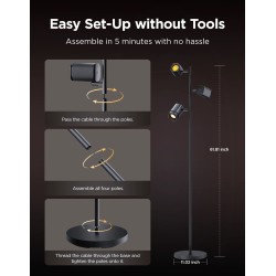 Govee Lamp Floor Smart RGBICWW (Tree Floor Lamp) - RGBICWW Tree Floor Lamp — Buy in Cyprus with Fast Delivery