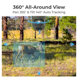 Reolink Outdoor Battery Camera 4K Trackmix LTE - BP4G - (G770-C) (Camo) Bundle — Buy in Cyprus with Fast Delivery