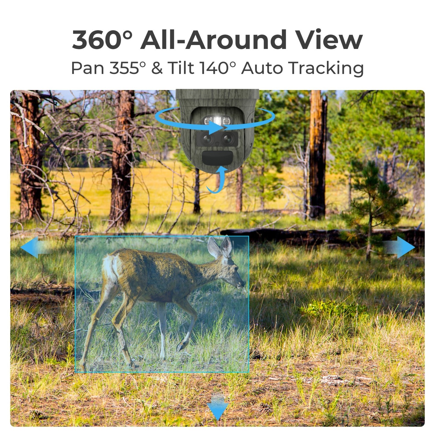 Reolink Outdoor Battery Camera 4K Trackmix LTE - BP4G - (G770-C) (Camo) Bundle — Buy in Cyprus with Fast Delivery