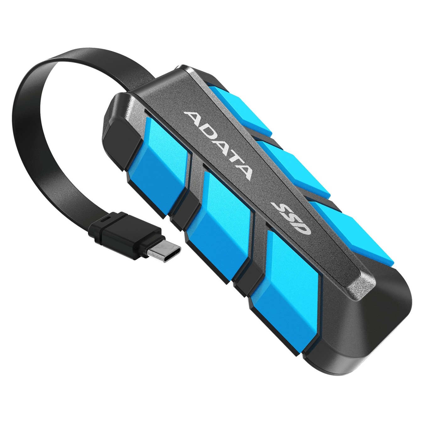 ADATA - SC740 - 1 TB (Black Blue. USB-C 3.2 Gen 2 (10 Gbit/s)) — Buy in Cyprus with Fast Delivery