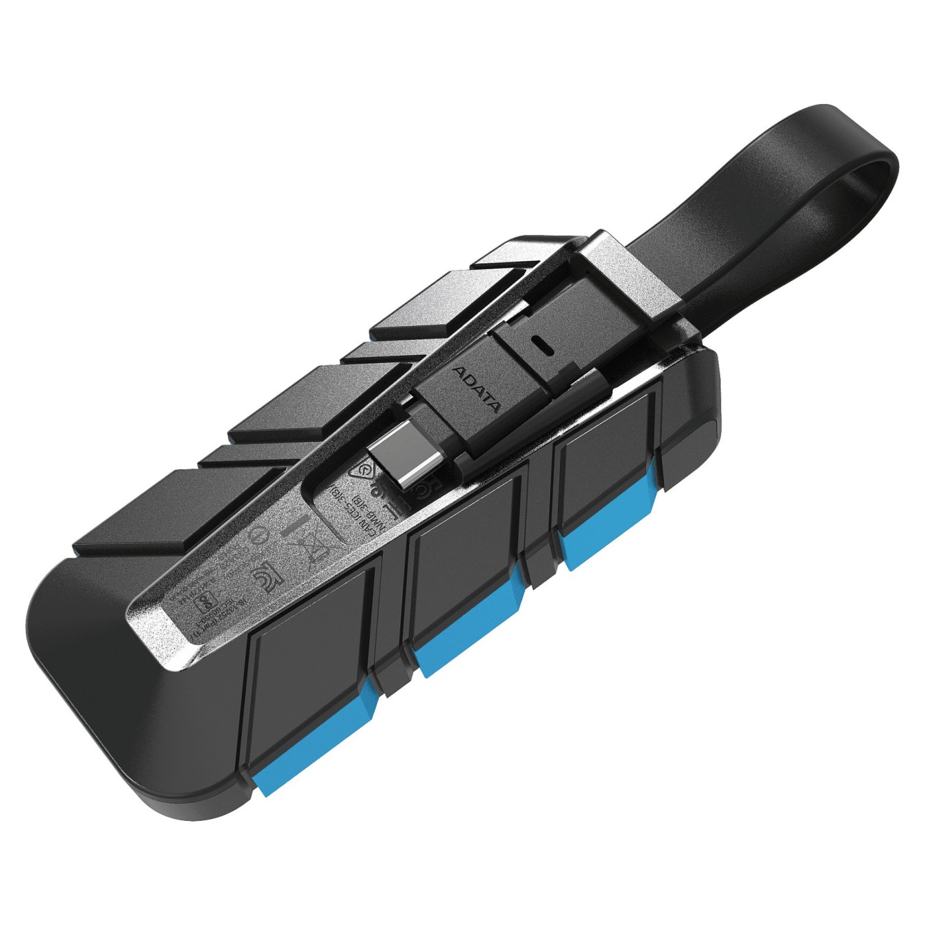 ADATA - SC740 - 1 TB (Black Blue. USB-C 3.2 Gen 2 (10 Gbit/s)) — Buy in Cyprus with Fast Delivery