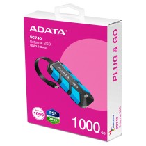 ADATA - SC740 - 1 TB (Black Blue. USB-C 3.2 Gen 2 (10 Gbit/s)) — Buy in Cyprus with Fast Delivery