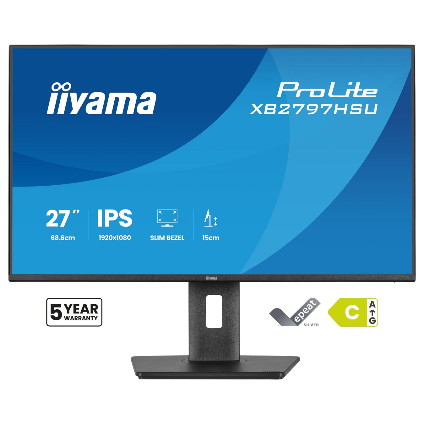 iiyama ProLite - XB2797HSU-B1 - 16:9 IPS 4ms 120Hz HDMI DisplayPort USB VESA Speaker Black — Buy in Cyprus with Fast Delivery