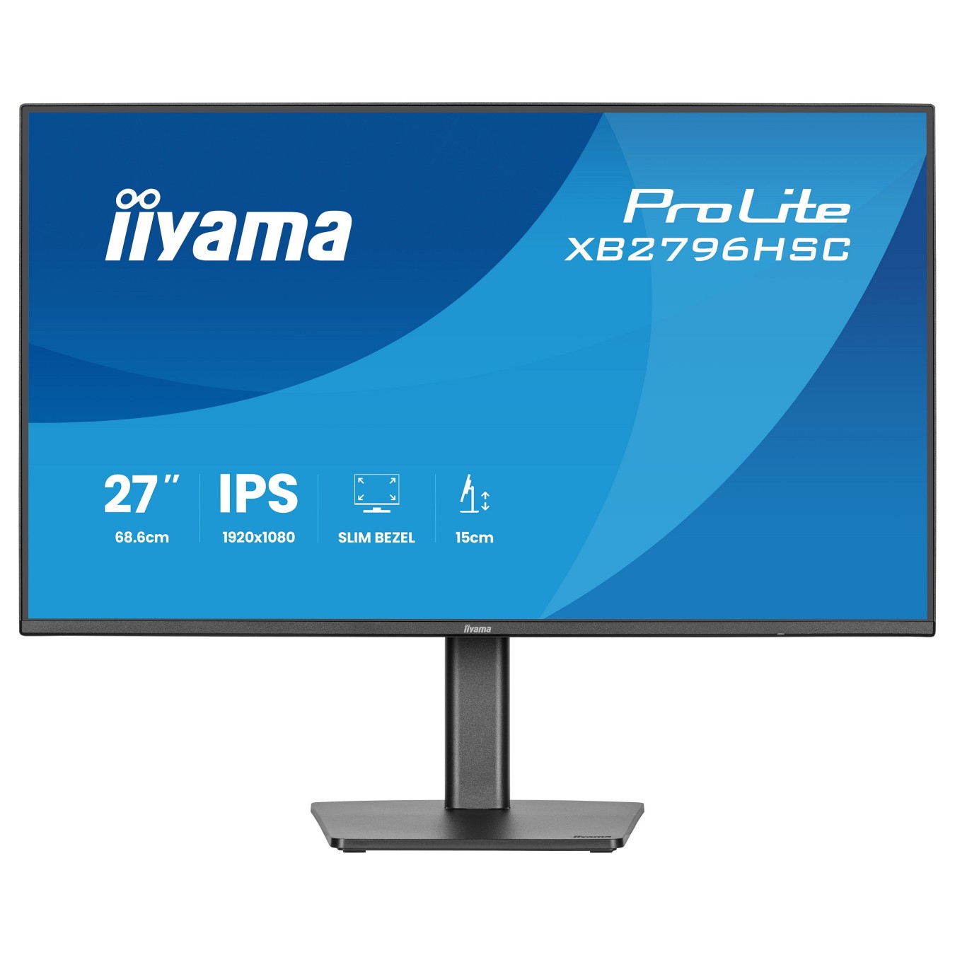 iiyama ProLite - XB2796HSC-B1 - 68.6 cm 27" (1920x1080) 16:9 IPS 3 ms 144 Hz HDMI USB-C USB VESA Speaker Black