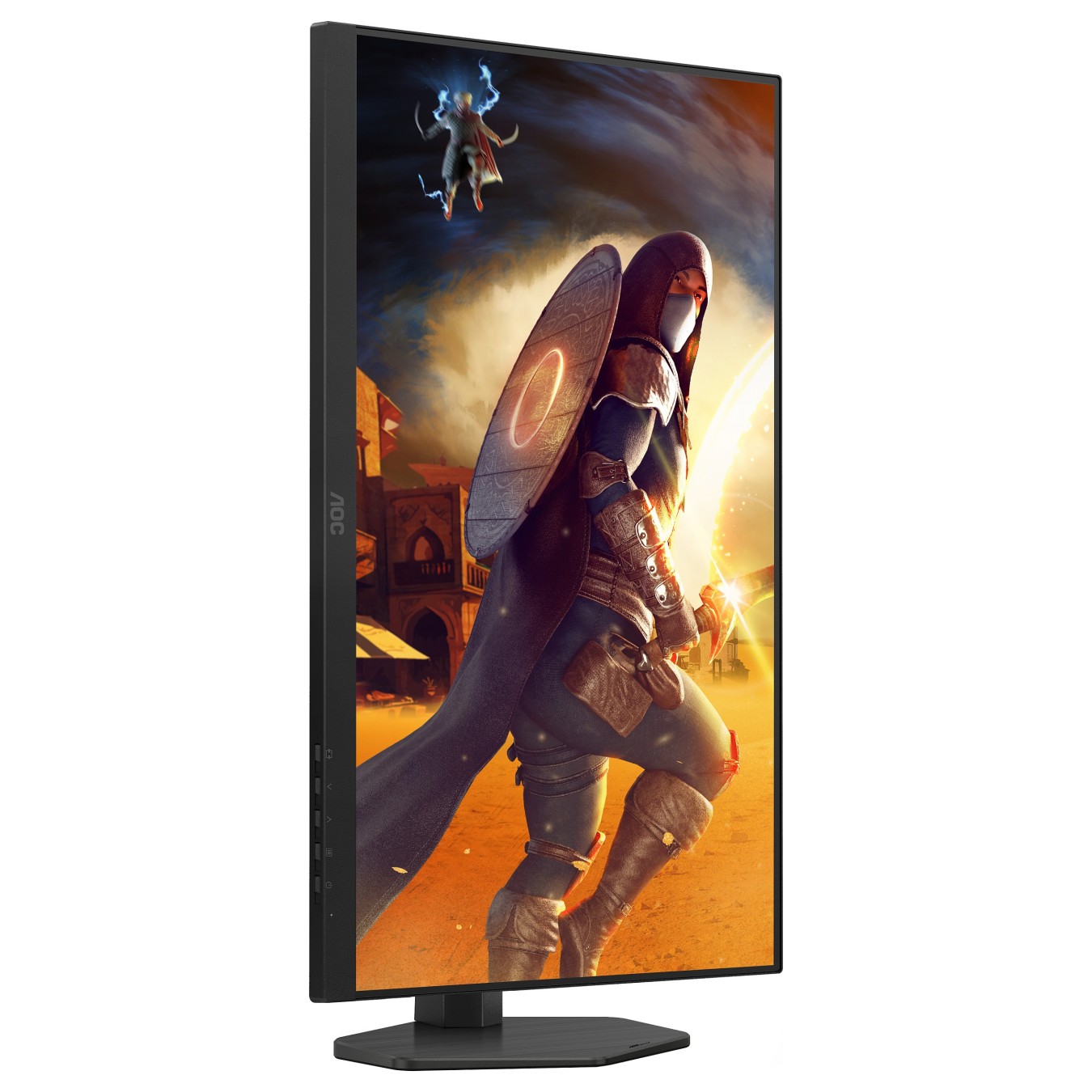 AOC Gaming - Q27G4SRU - 27 inch QHD. 300 Hz. 1 ms. HDR400 2560x1440. 2x HDMI 2.1. DisplayPort 1.4. USB Hub Black-Red