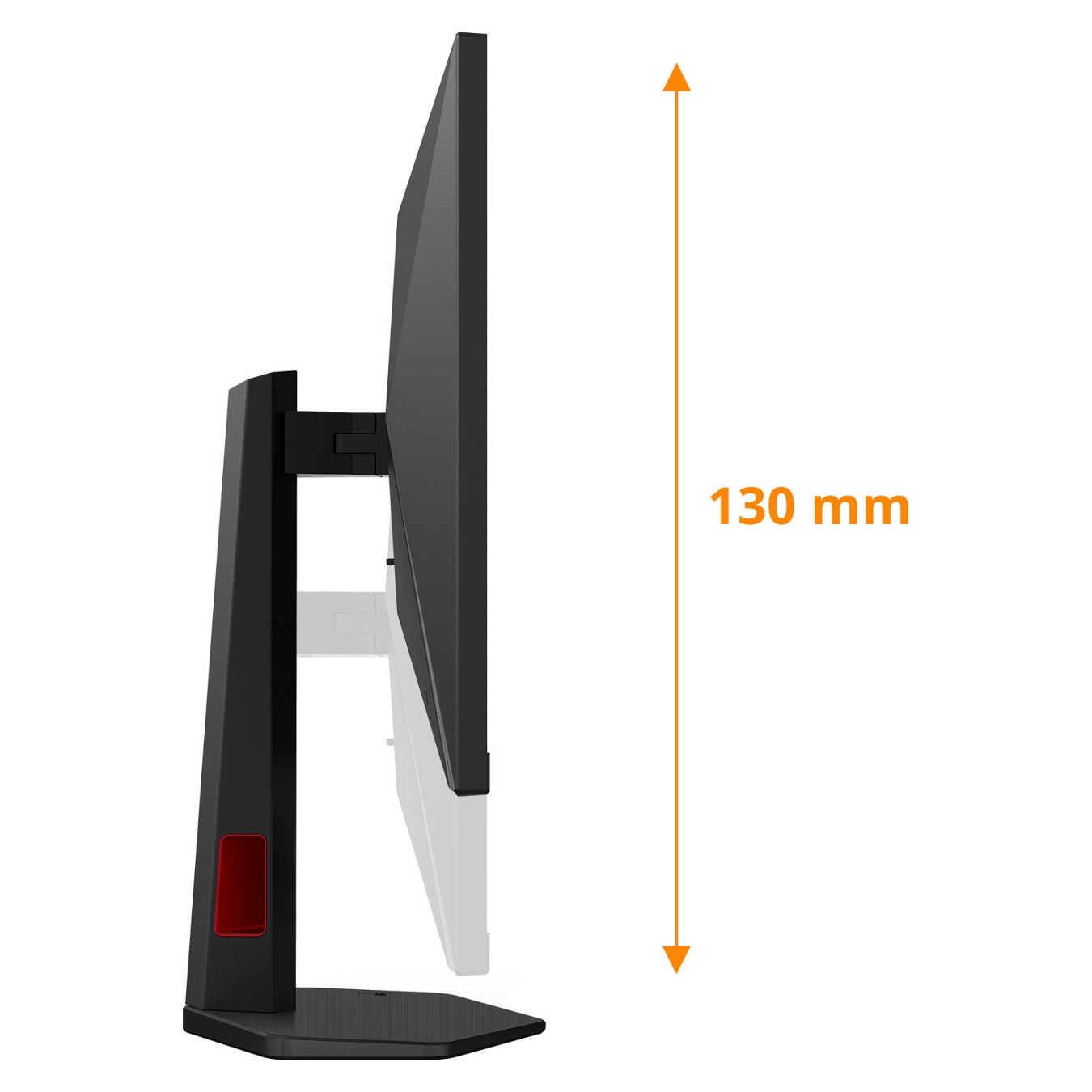 AOC Gaming - Q27G4SRU - 27 inch QHD. 300 Hz. 1 ms. HDR400 2560x1440. 2x HDMI 2.1. DisplayPort 1.4. USB Hub Black-Red
