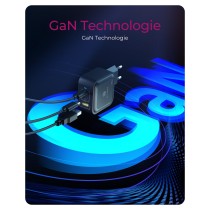 3-Port IcyBox 65W GaN with PD 3.0 - 3-Port 65W GaN PD 3.0 — Buy in Cyprus with Fast Delivery