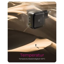3-Port IcyBox 65W GaN with PD 3.0 - 3-Port 65W GaN PD 3.0 — Buy in Cyprus with Fast Delivery
