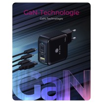 ICY BOX 4-Port 100W GaN Charger with PD 3.0 — Buy in Cyprus with Fast Delivery