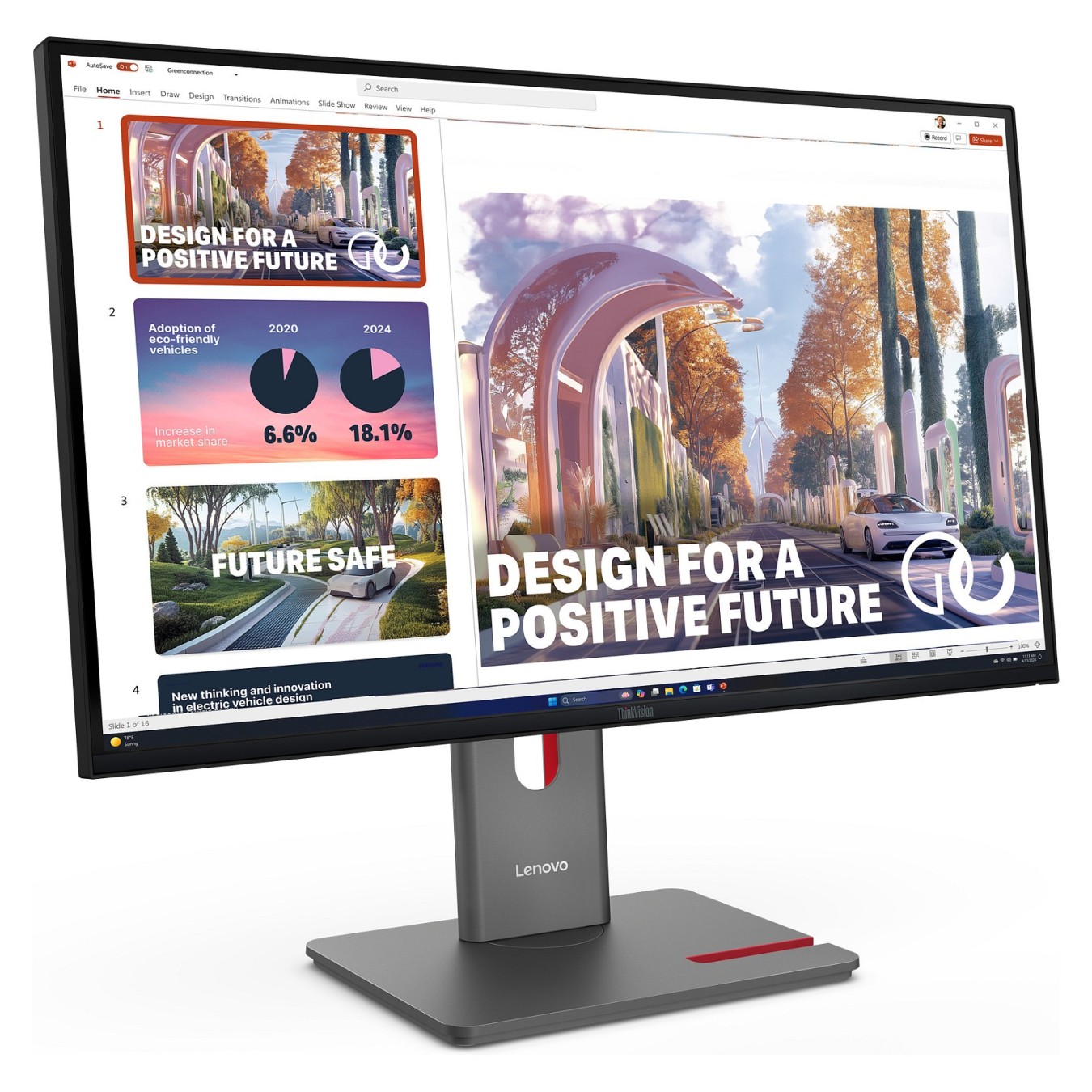 Lenovo ThinkVision P27QD-40 - 27in QHD IPS Monitor - 120Hz USB-C Hub | Armenius Store