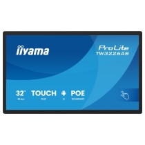 iiyama ProLite - TW3226AS-B3P - 80.1 cm (31.5") 1920x1080 VA 16:9 8 ms 60 Hz HDMI USB LAN PoE VESA Speaker Black