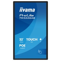 iiyama ProLite - TW3226AS-B3P - 80.1 cm (31.5") 1920x1080 VA 16:9 8 ms 60 Hz HDMI USB LAN PoE VESA Speaker Black