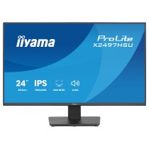 iiyama ProLite - X2497HSU-B1 - 60.5 cm (23.8") (1920x1080) 16:9 IPS 4ms 120Hz HDMI DisplayPort USB VESA Speaker Black