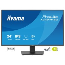 iiyama ProLite - X2497HSU-B1 - 60.5 cm (23.8") (1920x1080) 16:9 IPS 4ms 120Hz HDMI DisplayPort USB VESA Speaker Black