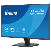 iiyama ProLite - X2497HSU-B1 - 60.5 cm (23.8") (1920x1080) 16:9 IPS 4ms 120Hz HDMI DisplayPort USB VESA Speaker Black