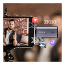 ADATA SC750 External SSD - 500GB Black Titanium - USB-C 3.2 Gen 2 | Armenius Store