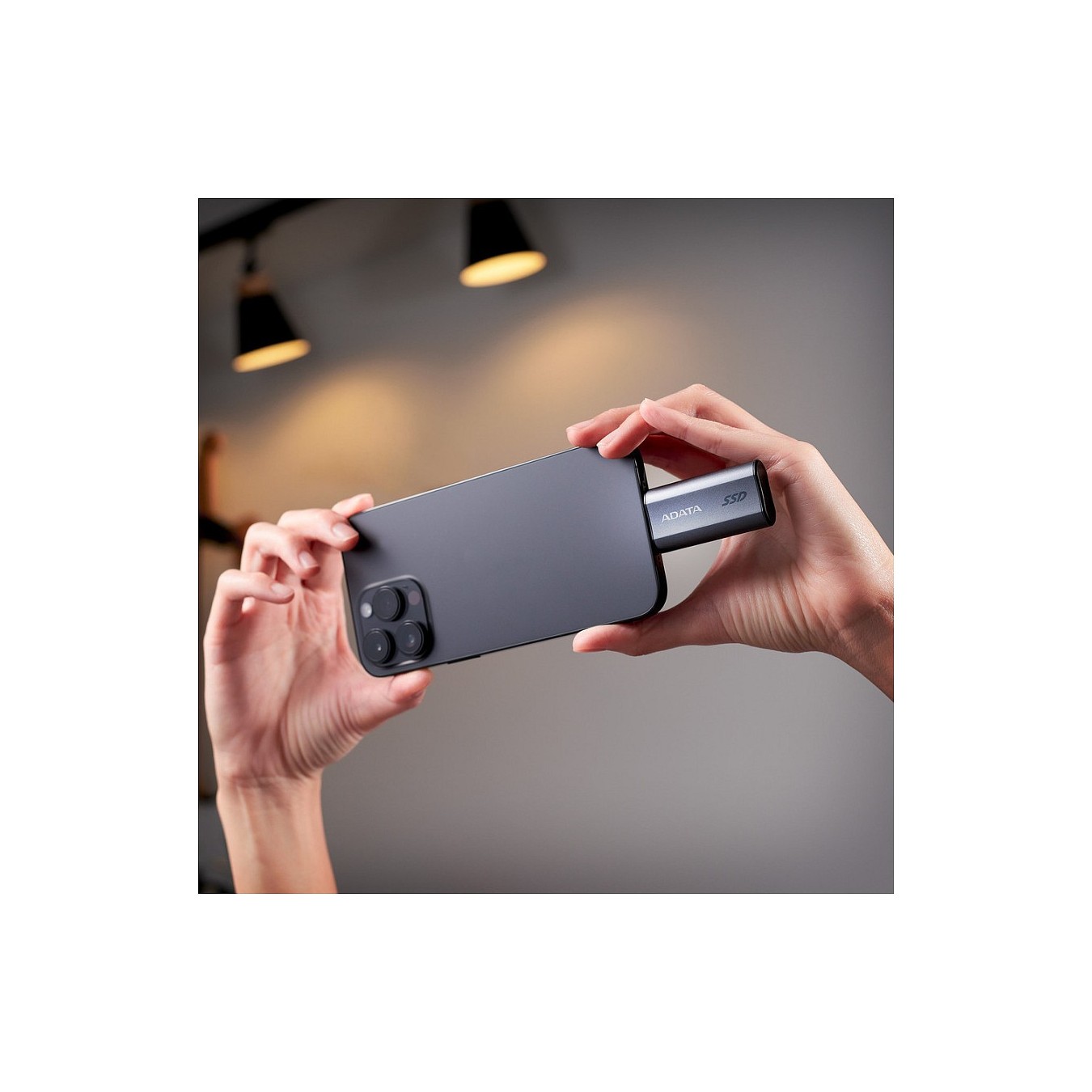ADATA SC750 External SSD - 500GB Black Titanium - USB-C 3.2 Gen 2 | Armenius Store