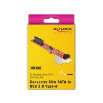 Converter Slim SATA 13 Pin to USB 2.0 Type B female - Slim SATA 13 Pin to USB 2.0 Type B — Buy in Cyprus with Fast Delivery