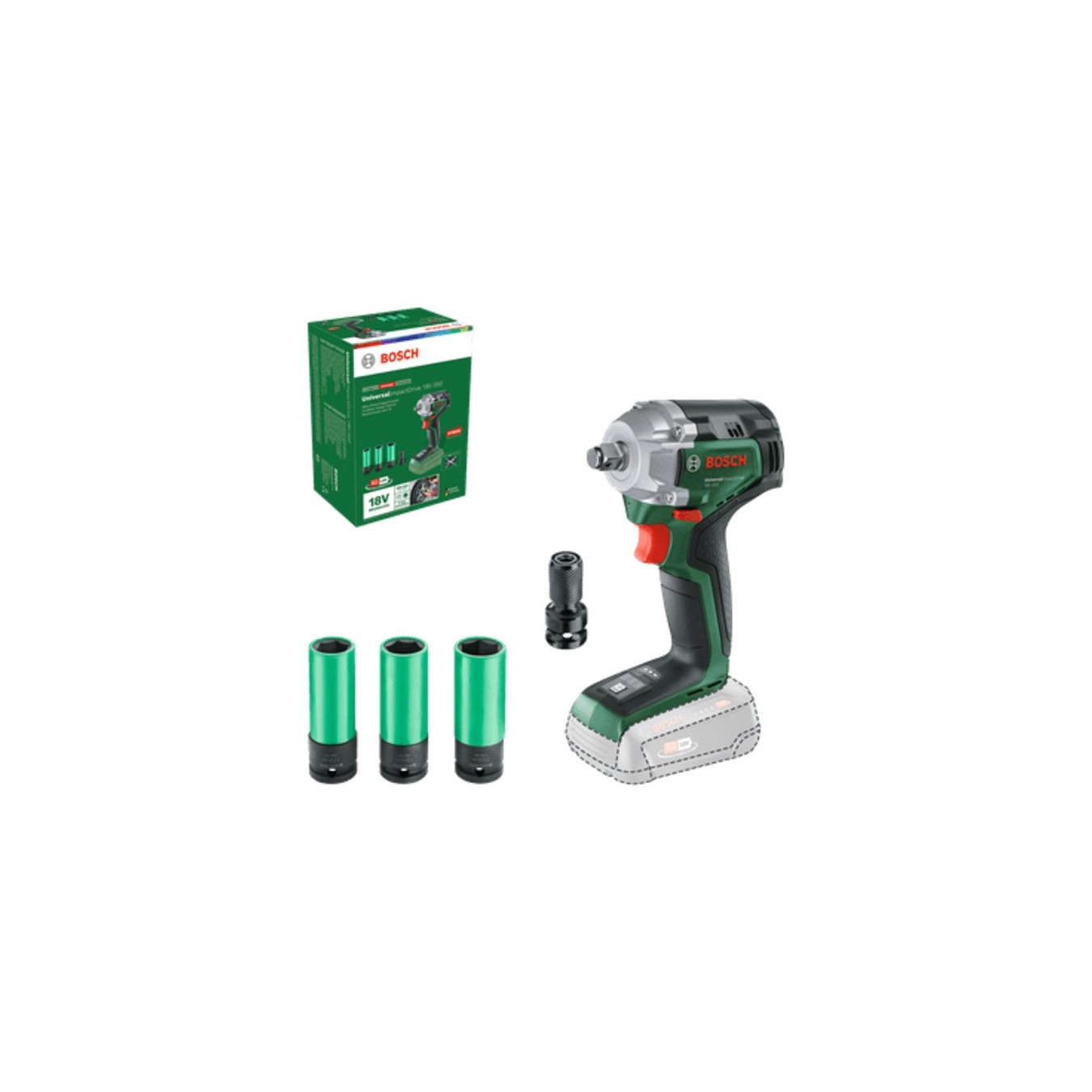 Cordless impact wrench UniversalImpactDrive - 18V-350 - solo — Buy in Cyprus with Fast Delivery