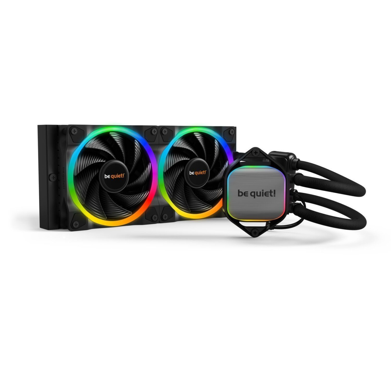 be quiet! Pure Loop 2 FX - BW013 - 240mm AIO CPU Liquid Cooler, Black, ARGB, Dual 120mm Fans