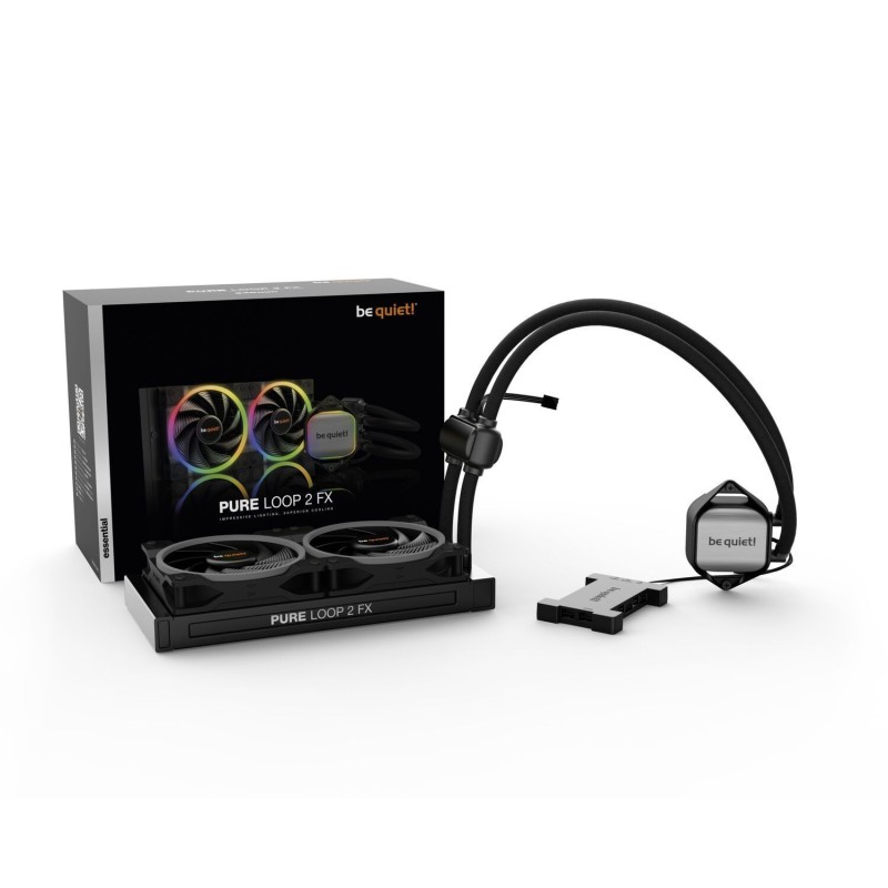Buy be quiet! Pure Loop 2 FX - BW013 - 240mm AIO CPU Liquid Cooler, Black, ARGB,... in Cyprus, Nicosia, Limassol, Larnaka, Pafos