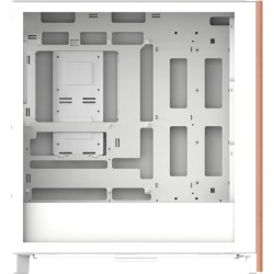Thermaltake S370 WS Snow White Mid Tower Case - Wood Accents, 4x CT120 Fans - CA-11J-00M6WN-00 (Boxed)