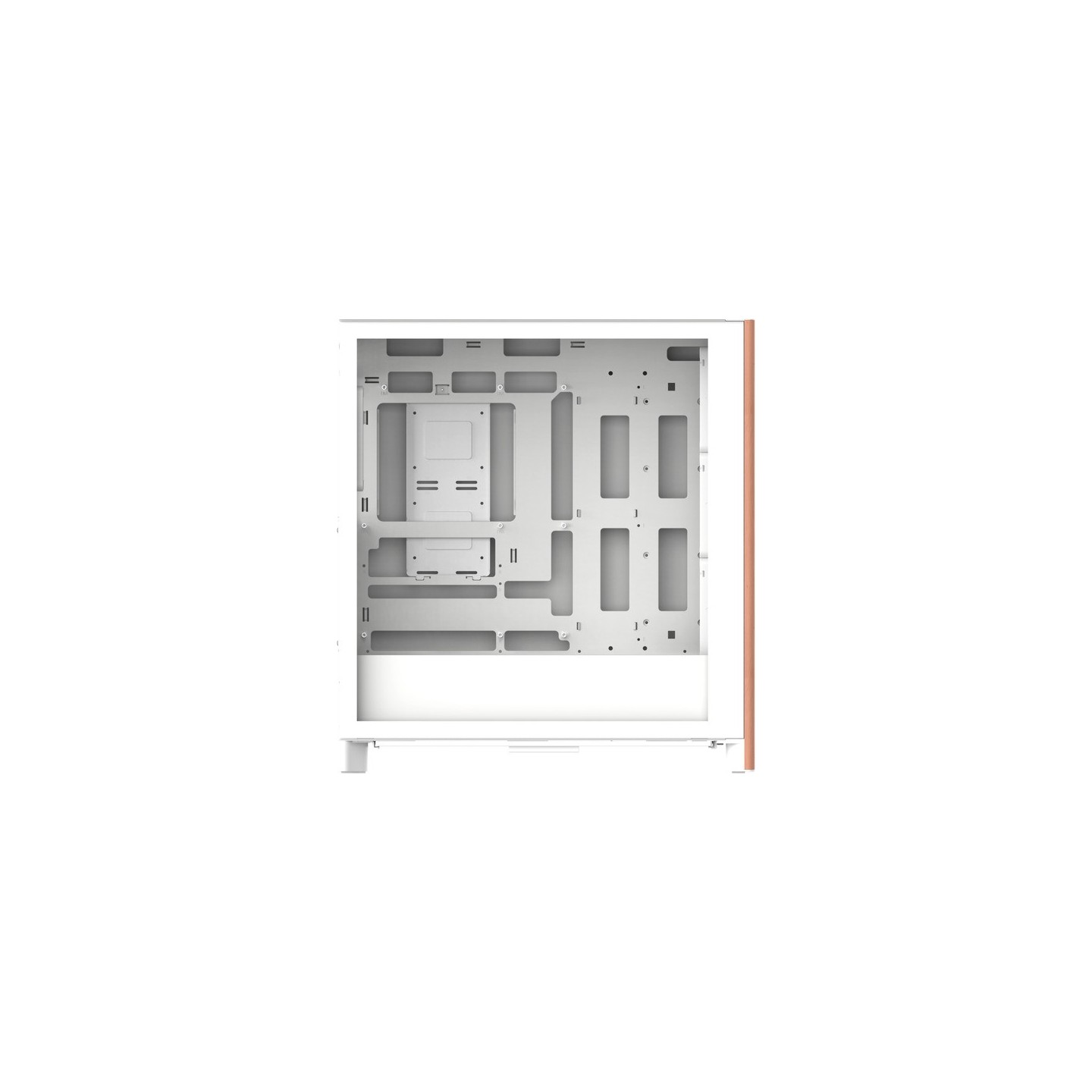 Thermaltake S370 WS Snow White Mid Tower Case - Wood Accents, 4x CT120 Fans - CA-11J-00M6WN-00 (Boxed)