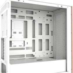 Thermaltake S370 WS Snow White Mid Tower Case - Wood Accents, 4x CT120 Fans - CA-11J-00M6WN-00 (Boxed)