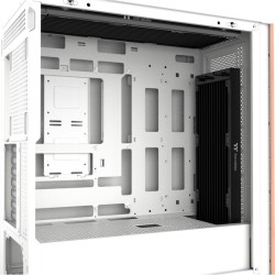 Thermaltake S370 WS Snow White Mid Tower Case - Wood Accents, 4x CT120 Fans - CA-11J-00M6WN-00 (Boxed)