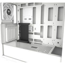 Thermaltake S370 WS Snow White Mid Tower Case - Wood Accents, 4x CT120 Fans - CA-11J-00M6WN-00 (Boxed)