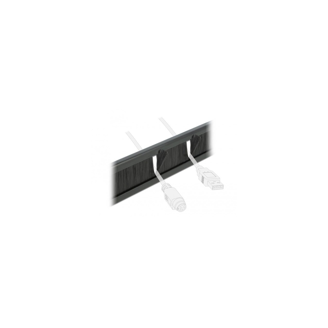Cable management brush strip - 19' cable guide — Buy in Cyprus with Fast Delivery
