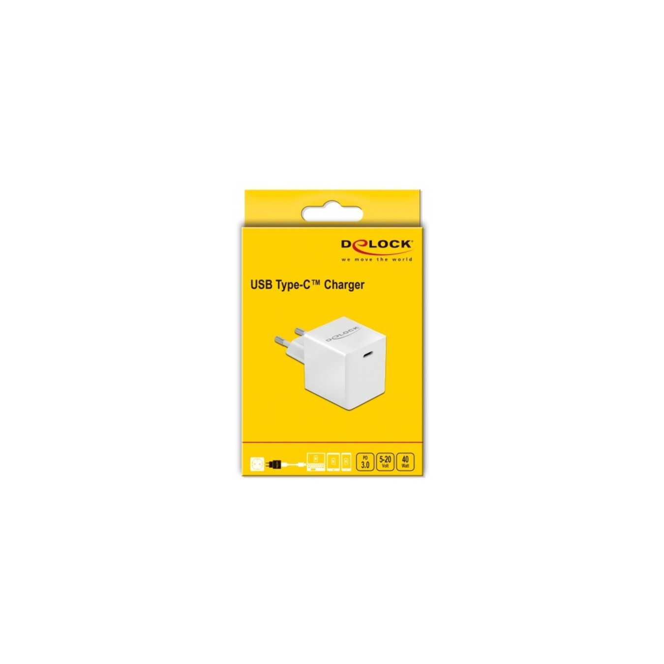 USB Charger - 1x USB-C PD 3.0 compact, 40 watts — Buy in Cyprus with Fast Delivery