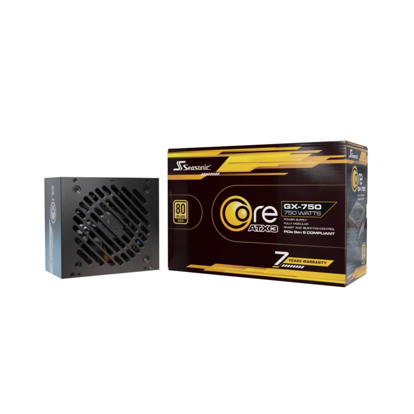 Seasonic CORE GX-750 - 750W 80 PLUS Gold - Fully Modular ATX 3.1 Power Supply — Buy in Cyprus with Fast Delivery
