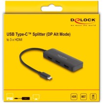 USB-C to 3x HDMI Splitter MST 4K 60Hz - Characteristics — Buy in Cyprus with Fast Delivery