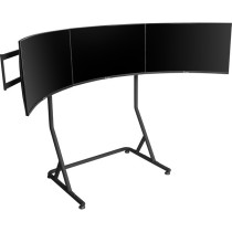 Triple Monitor Stand Pro Black - Monitor Mount — Buy in Cyprus with Fast Delivery